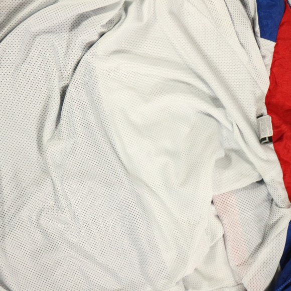 vtg CHAMPION Red White and Blue Full Zip Track Jacket Sz Small US Men Sz Med Wmn - Picture 7 of 14